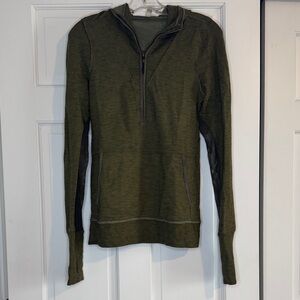 FP Movement by Free People Olive Half-Zip Lightweight Hoodie